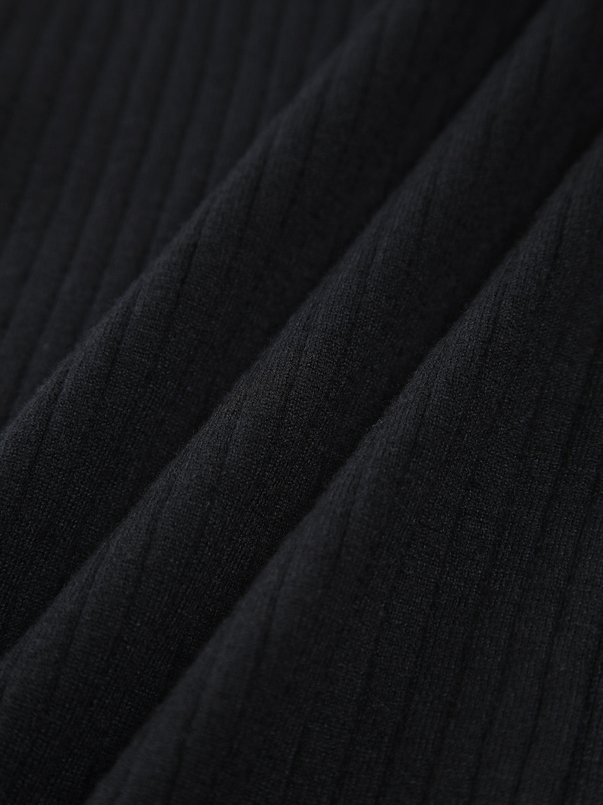 Kontrast Kesimli Midi Örgü Elbise