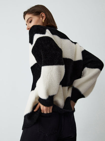 First Choice Çizgili Tüylü Hırka