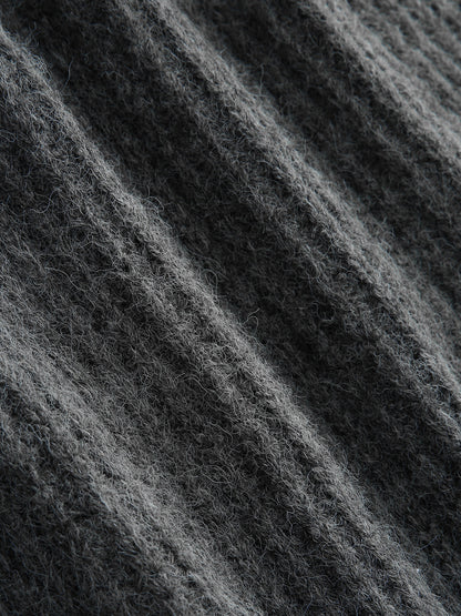 Büyük Boy Renk Bloklu Uzun Hırka