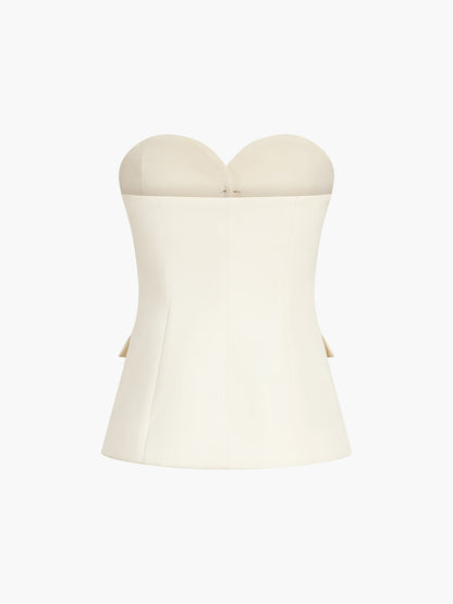 Tatlım Düğmeli Tüp Üst