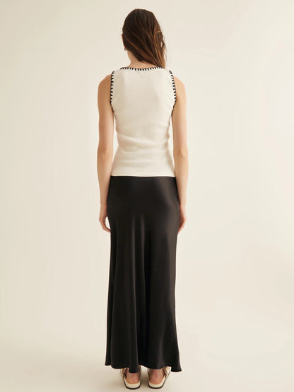 Minimalizm Kontrast Kesim Kazak Yelek