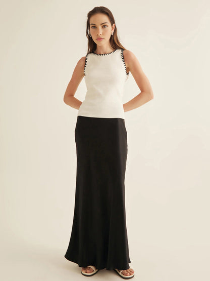 Minimalizm Kontrast Kesim Kazak Yelek