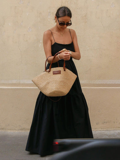 Sırtı Açık Uzun Elbise