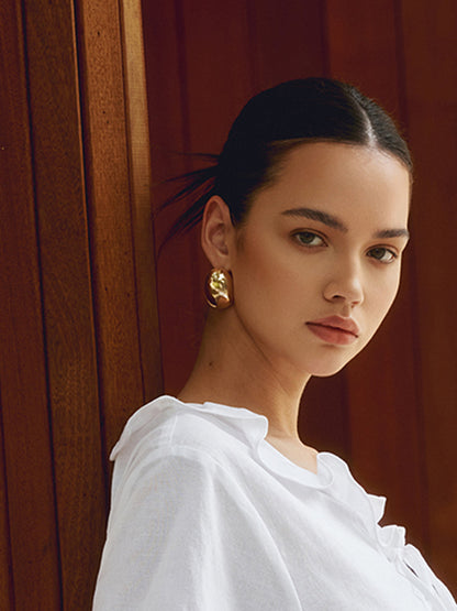 Kalın Damla Küpeler