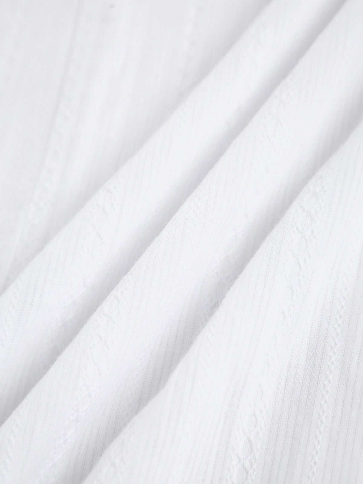 Yarı Şeffaf Saf Pamuklu Açık Sırtlı Kısa Elbise