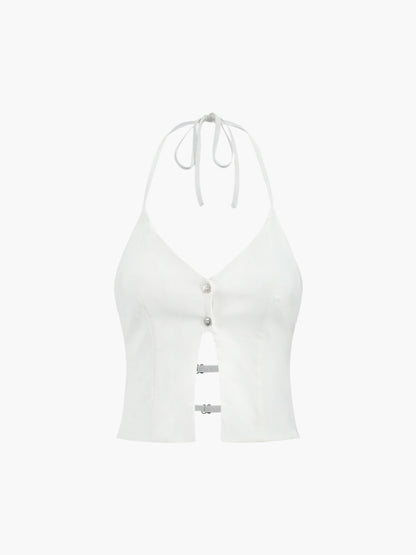 Halter Sırtı Açık Atlet Üst