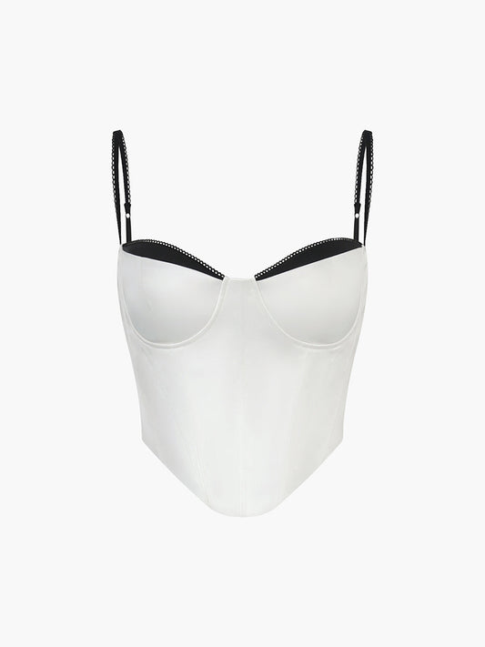 Kontrast Bağlamalı Atlet Üstü