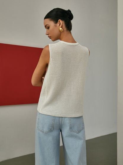 Kolsuz İçi Boş Örgü Hırka