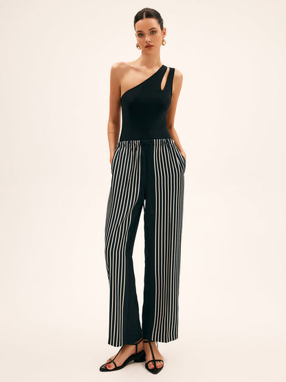 Asimetrik Kesimli Tek Parça Mayo