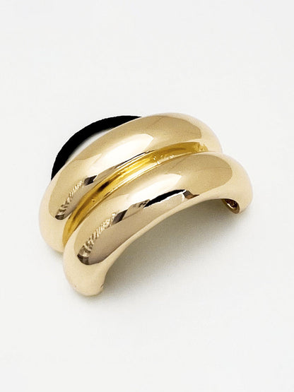 Parlak Üçlü Kemerli Pony Manşet