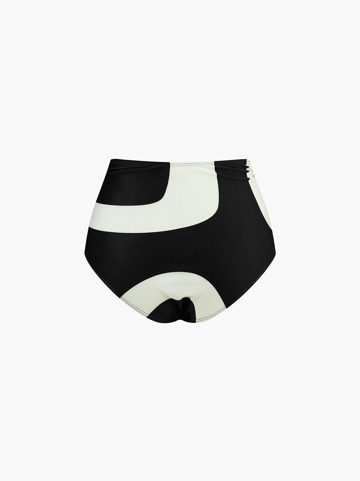 İki Tonlu Asimetrik Yaka Bikini Takımı