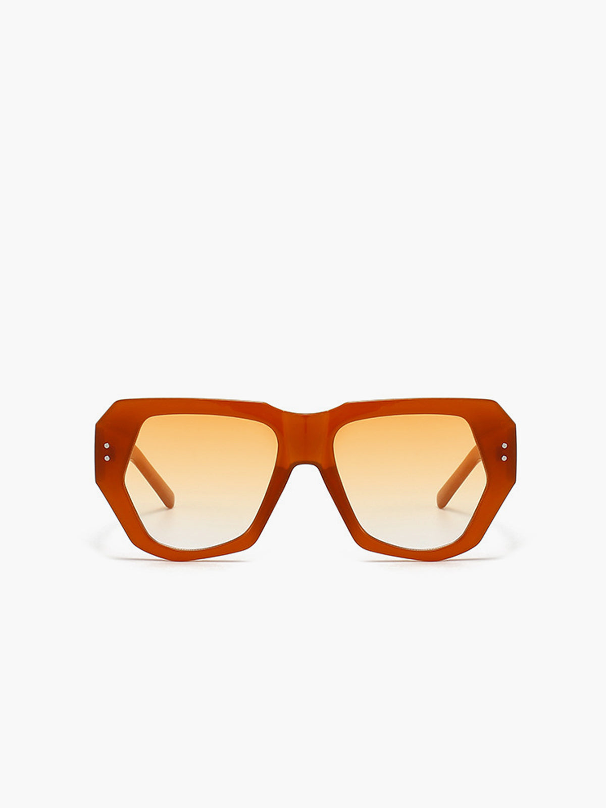 Vintage Poligon Kedi Gözü Perçinli Güneş Gözlüğü