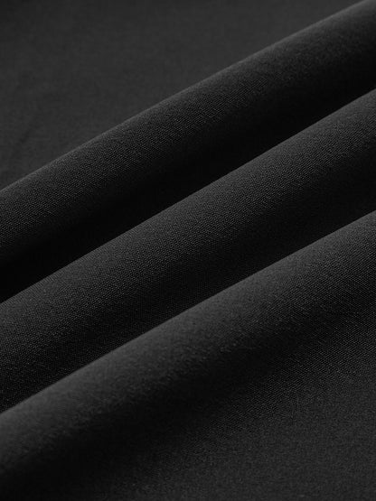 Zarif Kolsuz Kare Yaka Midi Elbise