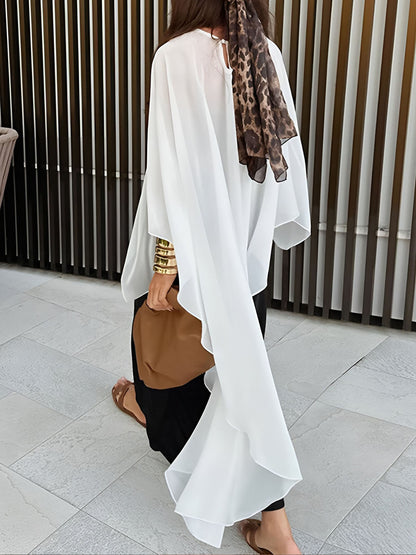 Shift Şifon Asimetrik Örtü