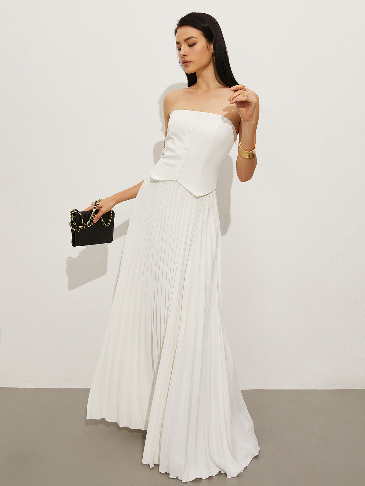 Vintage Kapitoneli El Çantası