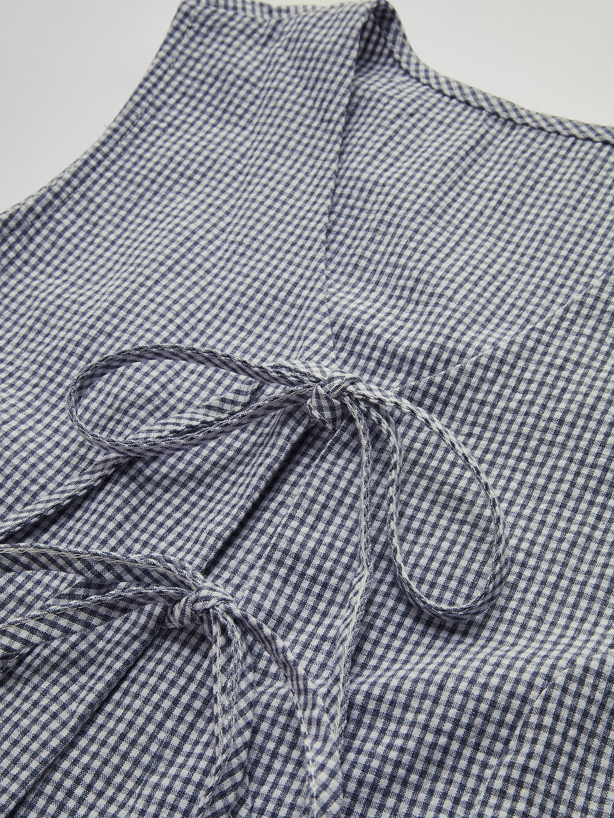 Ekose Düğümlü V Yaka Yelek