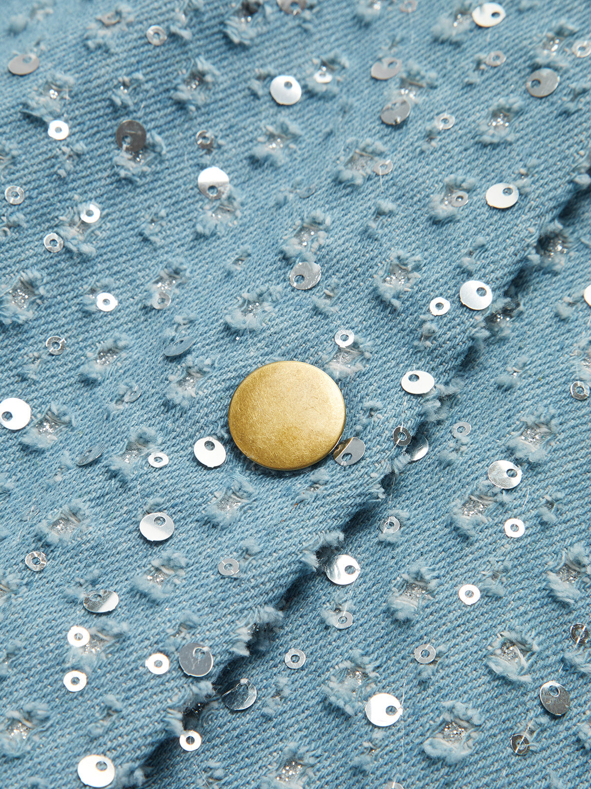 Payetler Dekorlu Kısa Ceket