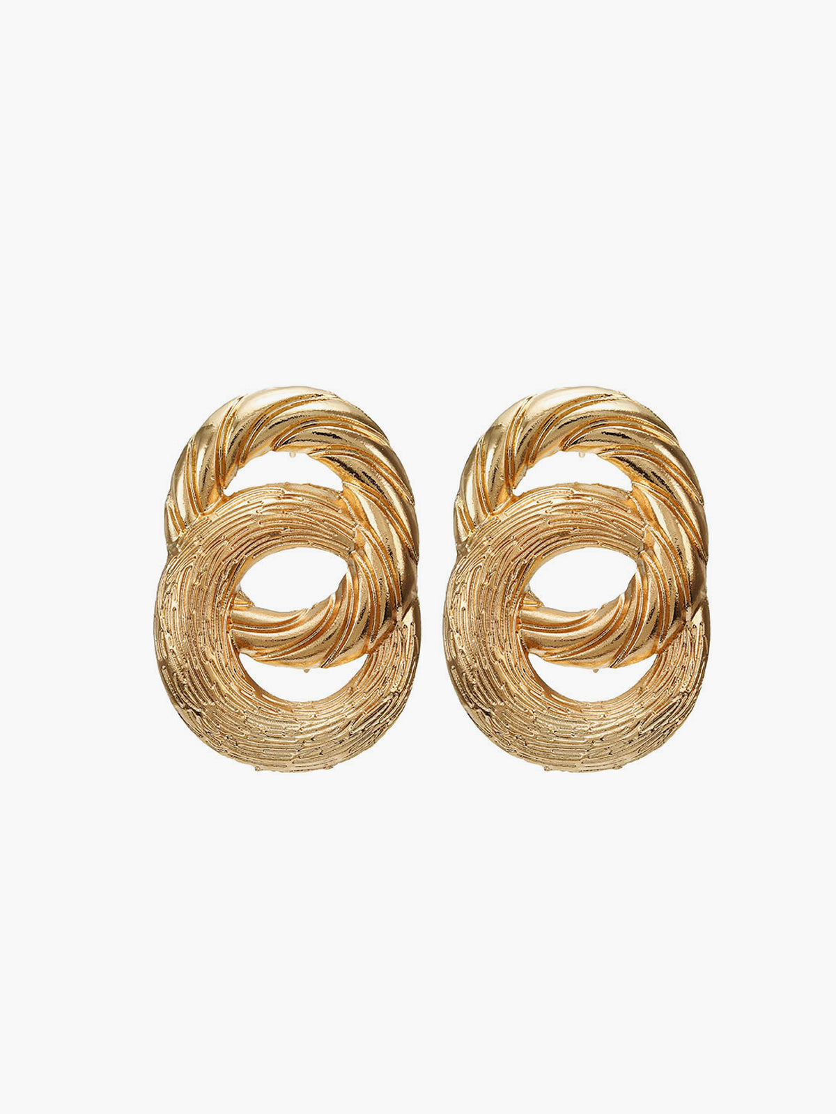 Vintage Haç Dairesel Damla Küpeler