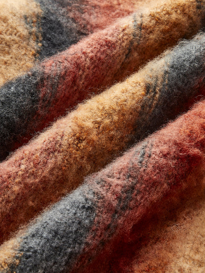 V Yaka Ombre Büyük Boy Hırka