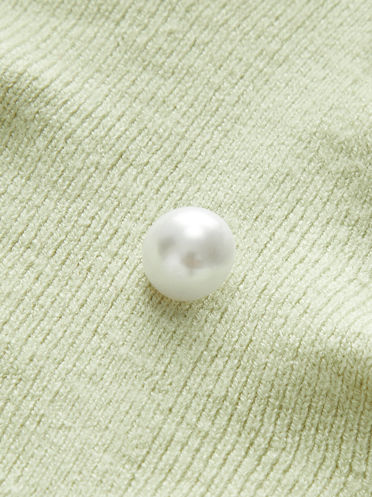 Askısız Bölünmüş İnci Kazak Yelek