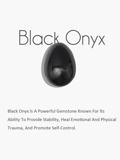 Geceyarısı Zarafeti Siyah Oniks Küpeler