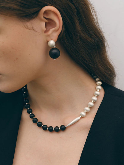 İki Renkli Sandal Ağacı Kolye