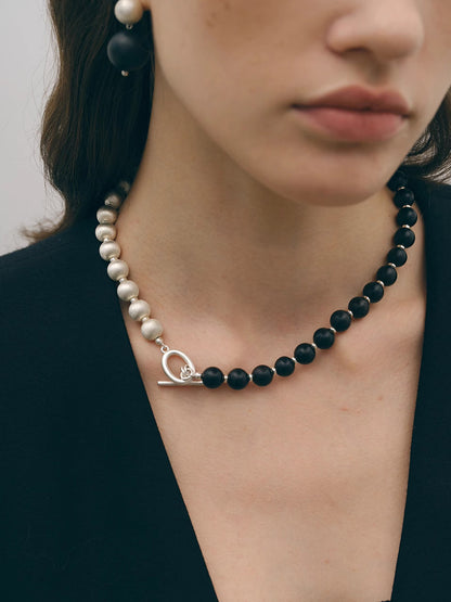 İki Renkli Sandal Ağacı Kolye