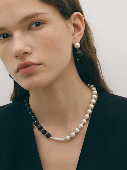 İki Renkli Sandal Ağacı Kolye