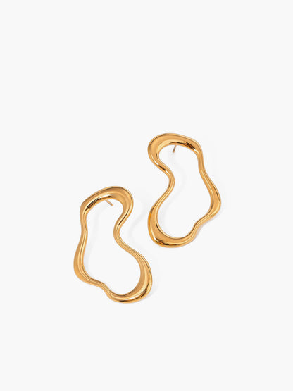 Düzensiz Metal Küpeler