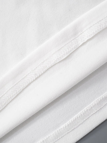 Asimetrik Omuz Açık Fiyonklu Tişört