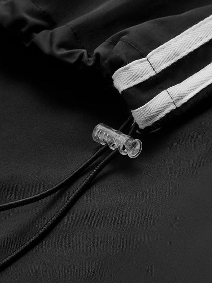 Çizgili Patchwork Bağcıklı Pantolon