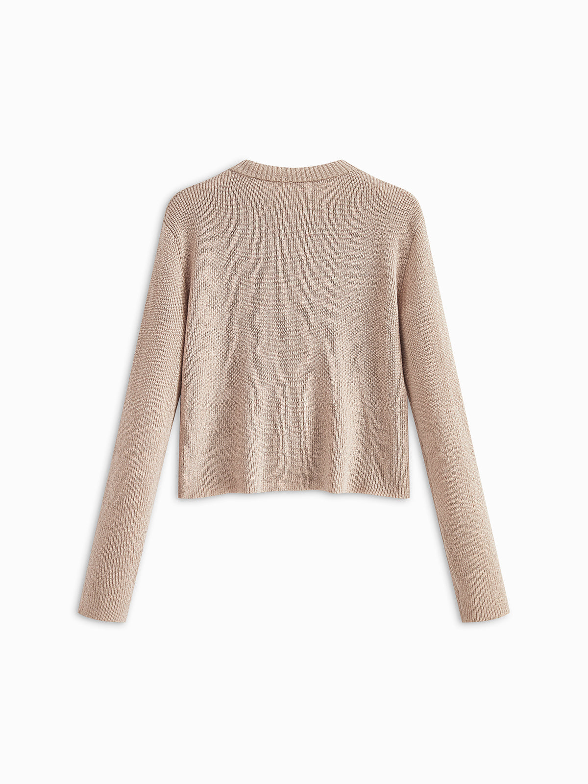 Düz Kaburgalı Fiyonklu Düğümlü Hırka