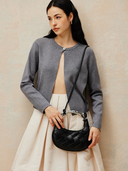 Örgülü Örgü Çanta