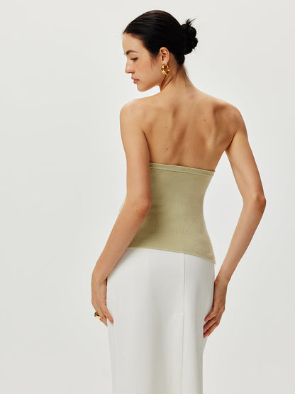 Askısız Bölünmüş İnci Kazak Yelek