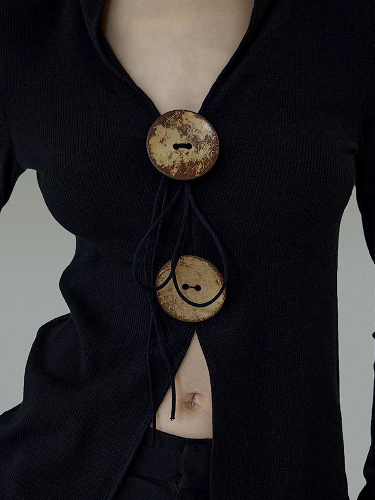 Bohem Bölünmüş Örgü Tişört