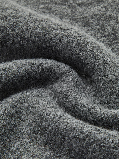 Pamuk Karışımlı Kiraz Baskılı Kazak