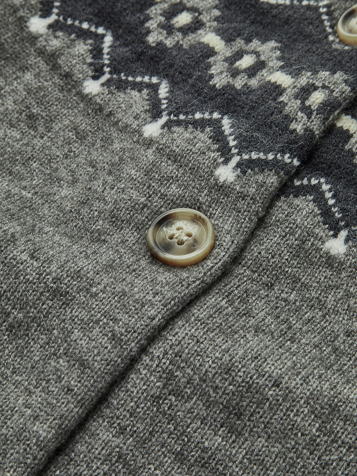 Bohem Düğmeli Örgü Hırka