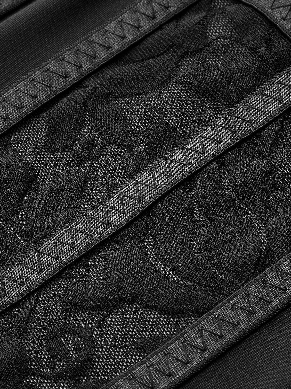 Dantel Şeffaf Sevgiliye Korse Bodysuit