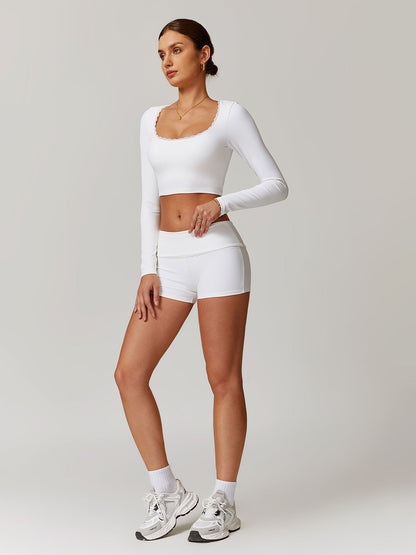 Marul Kesimli Jersey Aktif Şort