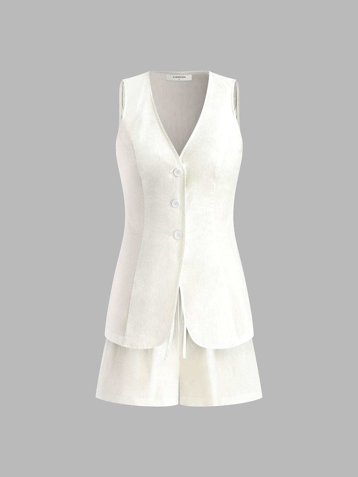 Bağcıklı Günlük Şort Takımı