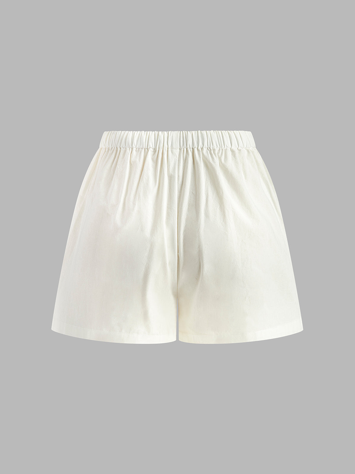 Bağcıklı Günlük Şort Takımı