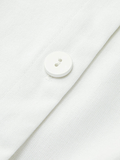 Keten Karışımlı Düğmeli Atlet