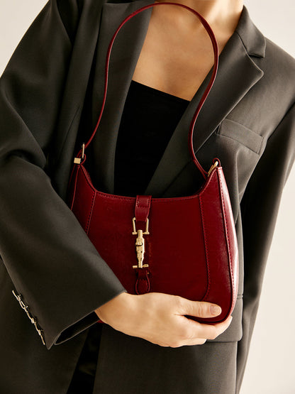 Mıknatıslı Fermuarlı Omuz Çantası