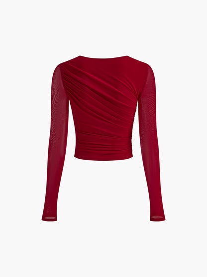 Pileli Jersey Tişört