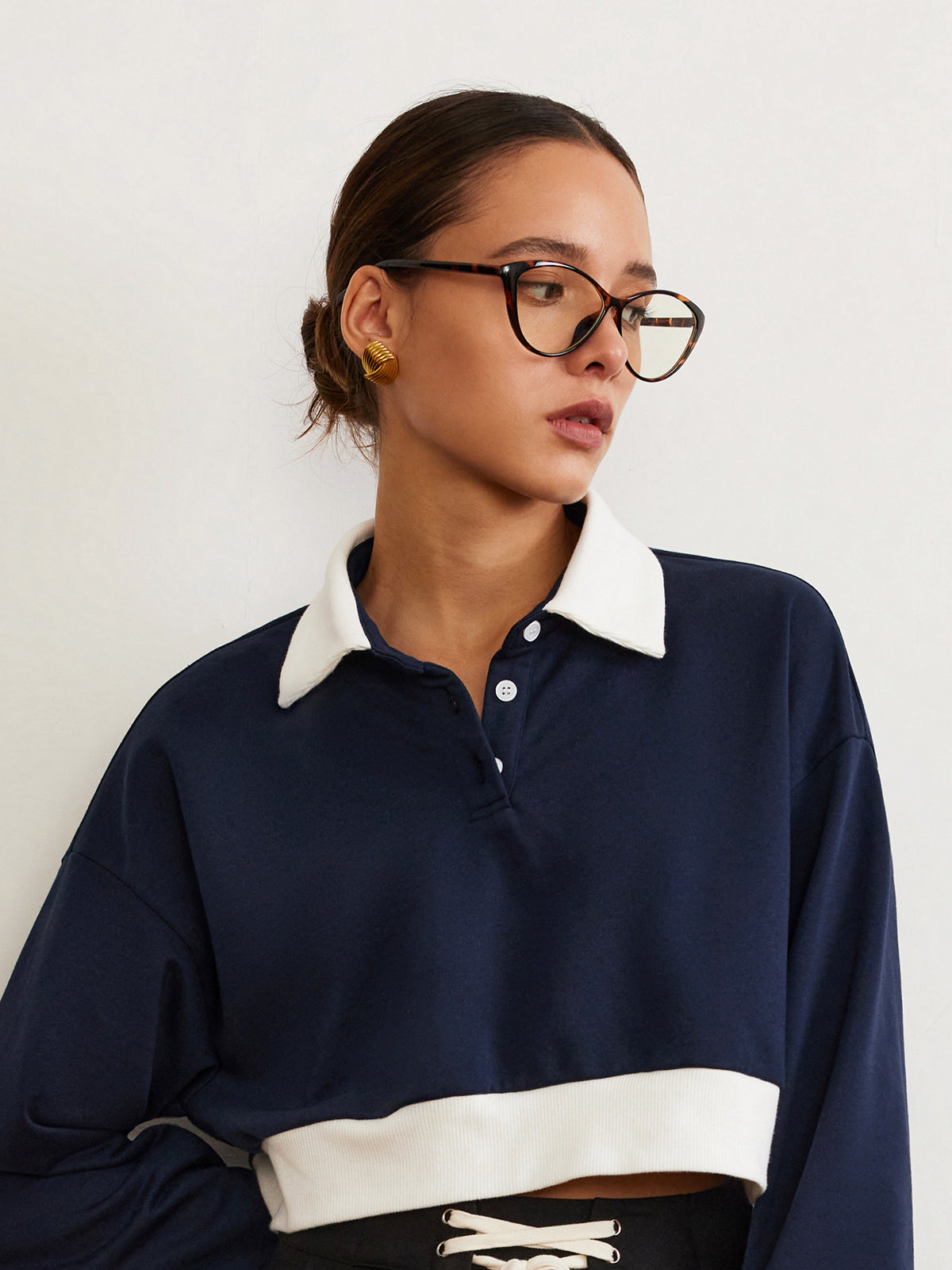 Retro Leopar Kedi Gözü Gözlükler