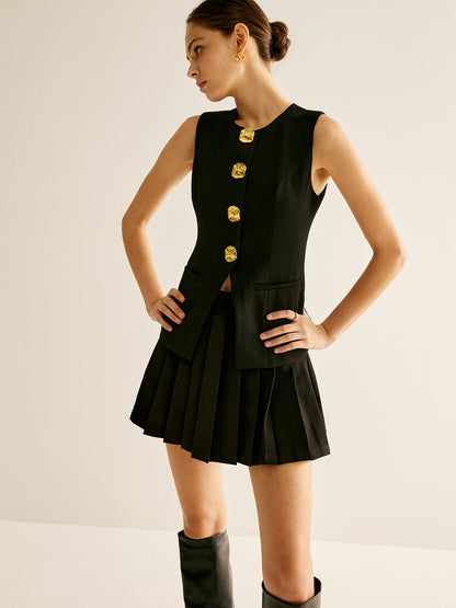 Altın Düğmeli Yelek