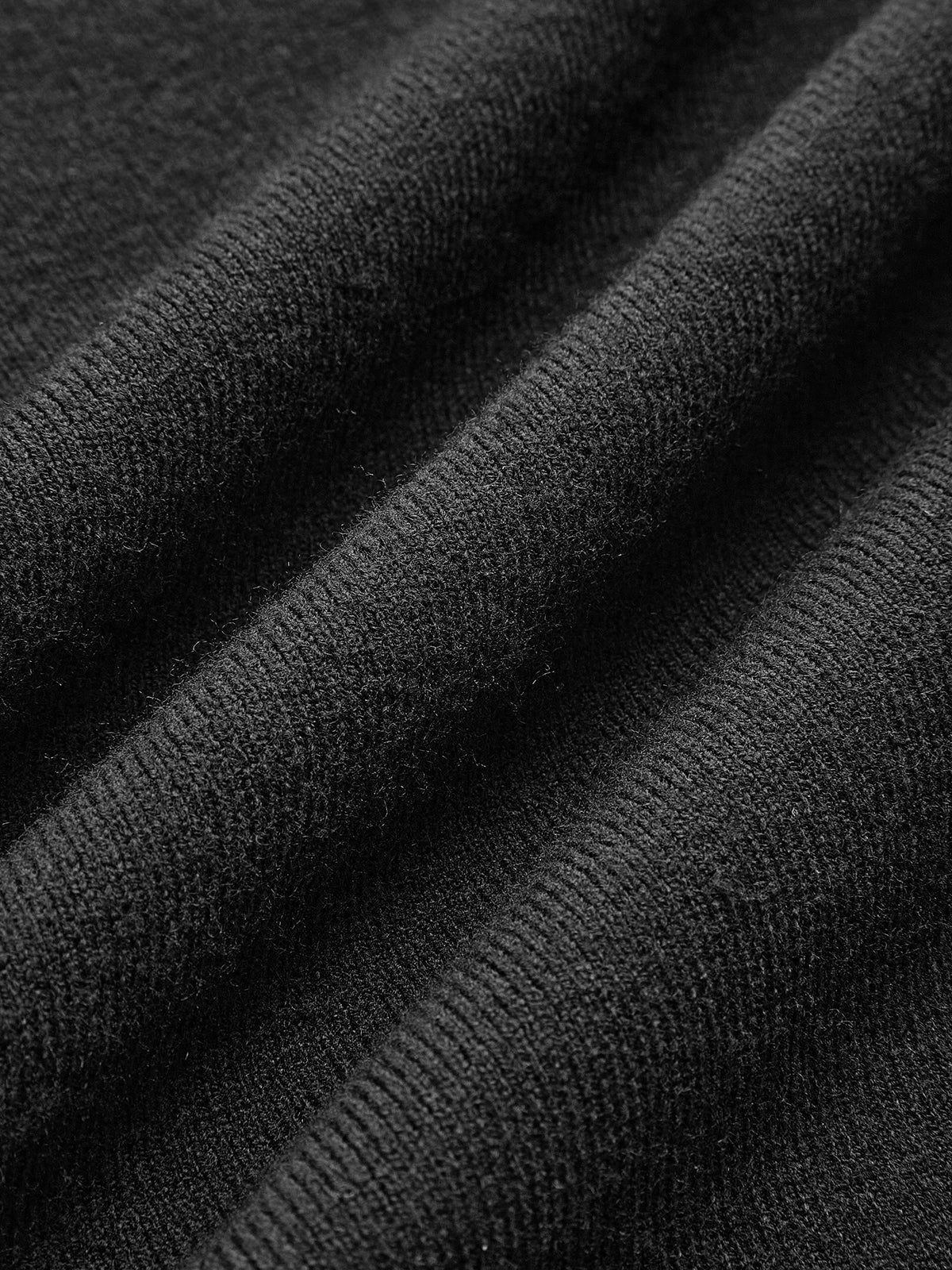 Kontrast Yakalı Dökümlü Kazak Kısa Elbise