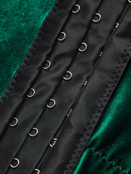 Kadife Kırpılmış Korse