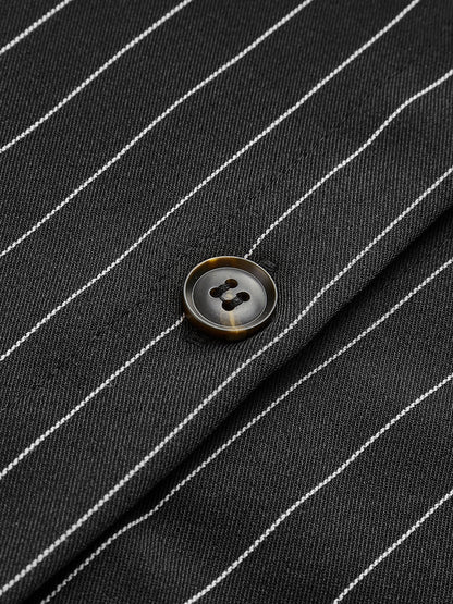 Çizgili Kırpılmış Polo Tişört