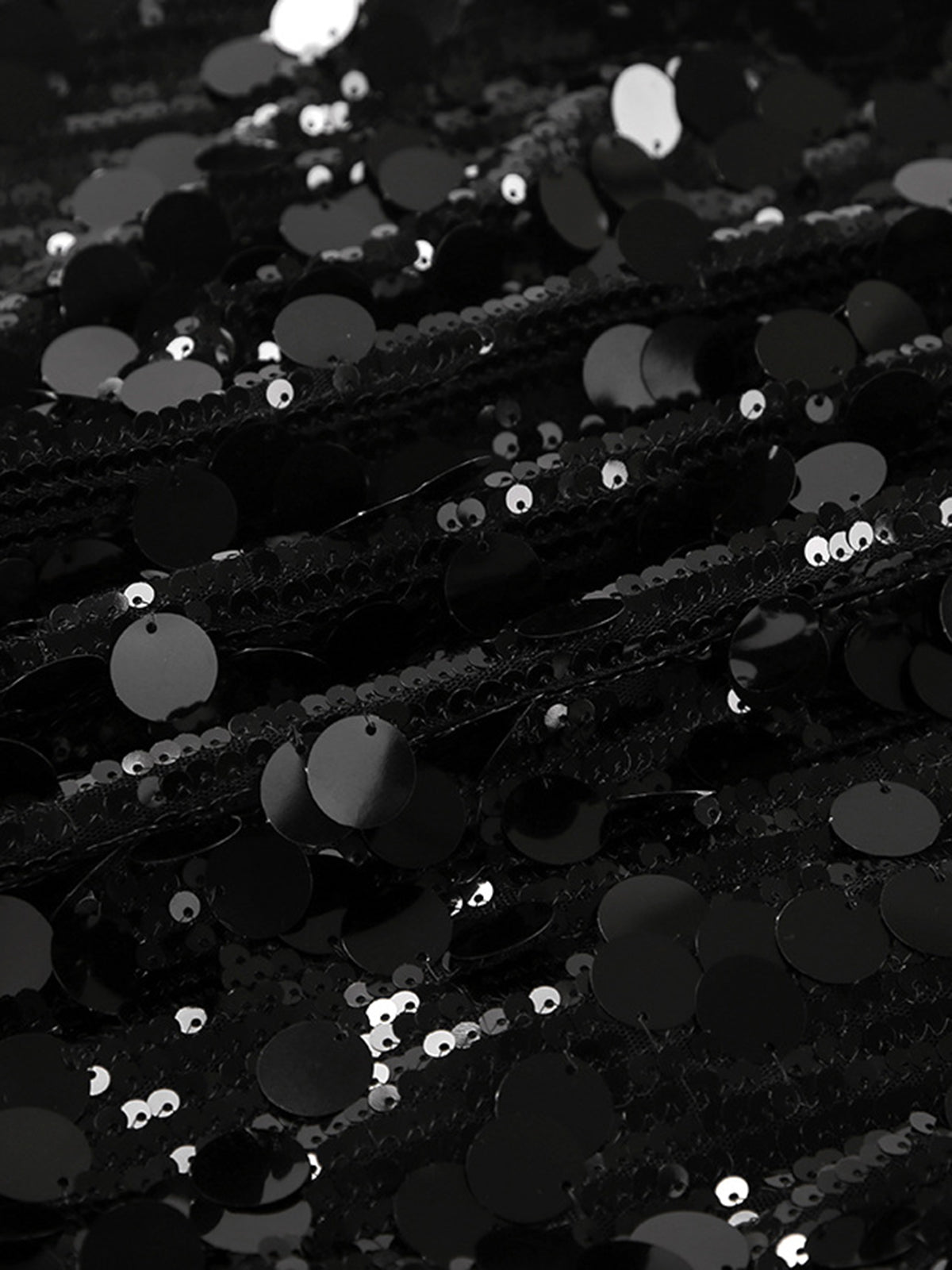 Payetli Dekor Mini Etek